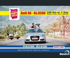 Audi A6 For Rent Car in Kerala Rs 8500 per day